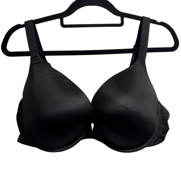 NWOT Dream Fit Women's Size 44D Black Lightly Lined Full Coverage Bra - Picture 1 of 8